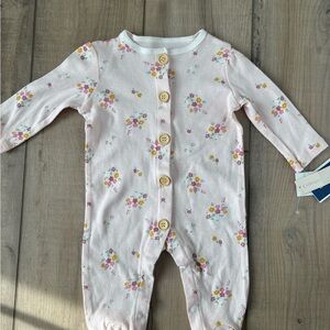 Catharine Malandrino Pink Floral Baby One Piece. Brand new with tags.